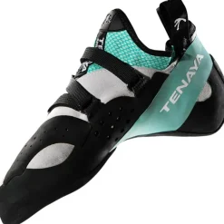 Climbing Shoes|All Round Shoes-Tenaya Oasi LV Climbing Shoes - White-Turquoise
