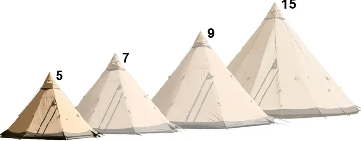 Tipi'S & Bell Tents-Tentipi Safir 5 CP