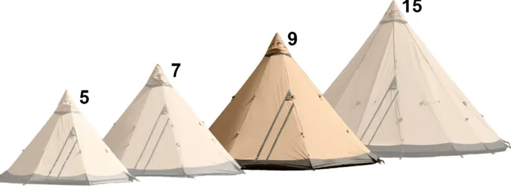 Tipi'S & Bell Tents-Tentipi Zirkon 9 CP