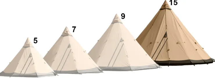 Tipi'S & Bell Tents-Tentipi Zirkon 15 CP
