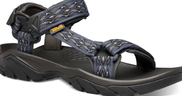 Hiking Shoes & Boots|Sandals-Teva Mens Terra Fi 5 Universal Sandals - Madang Blue