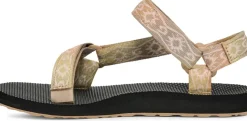 Sandals-Teva Womens Original Universal Sunscape Sandals - Waterless Peach Ice