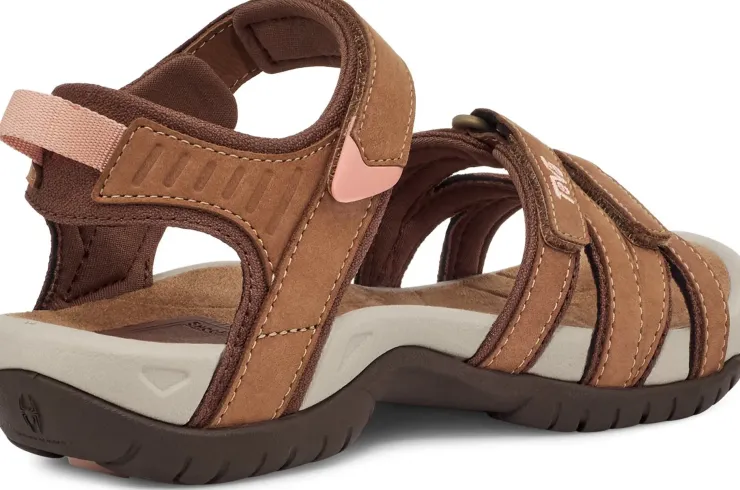 Hiking Shoes & Boots|Sandals-Teva Womens Tirra Leather Sandals - Honey Brown