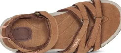 Hiking Shoes & Boots|Sandals-Teva Womens Tirra Leather Sandals - Honey Brown