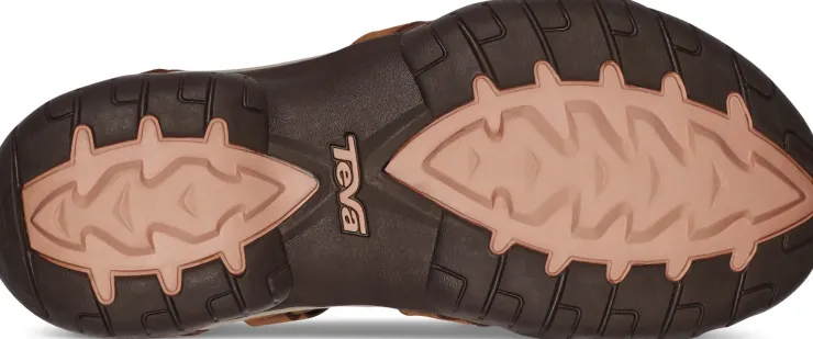 Hiking Shoes & Boots|Sandals-Teva Womens Tirra Leather Sandals - Honey Brown