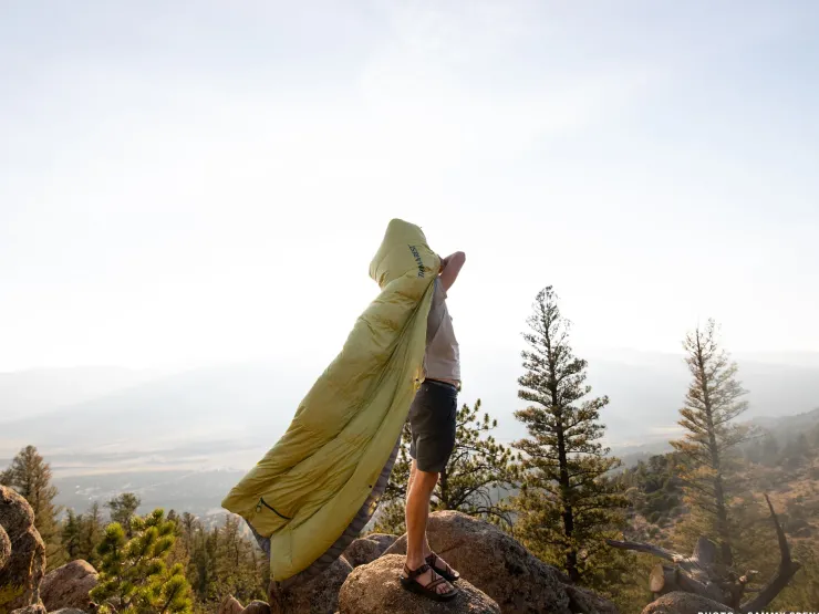 Backpacking & Lightweight Sleeping Bags-Thermarest Therm-a-Rest Corus 0C Sleeping Quilt - Long