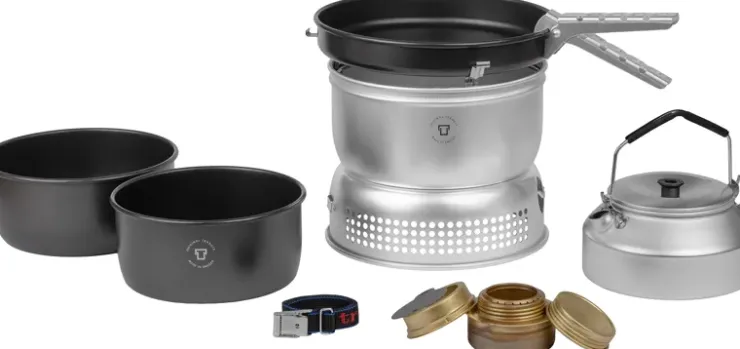 Lightweight Stoves-Trangia 25-6 UL Stove - Non Stick Pans with Kettle