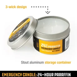 Lights & Lanterns|Lighting-UCO Emergency Candle Lantern Paraffin - 24 Hour