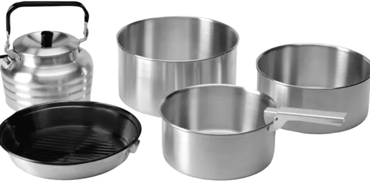 Pots, Pans & Kettles-Vango Aluminium Cook Set