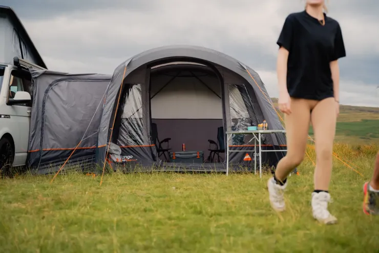 Driveaway Van Awnings-Vango Cove III Air Low DriveAway Awning