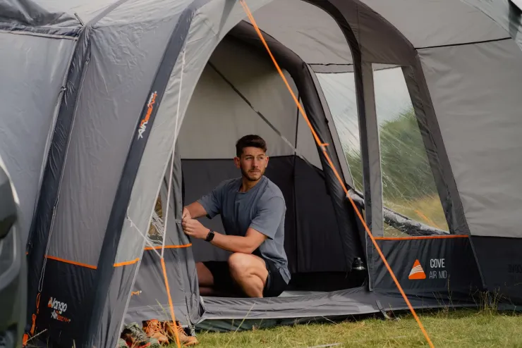 Driveaway Van Awnings-Vango Cove III Air Mid DriveAway Awning