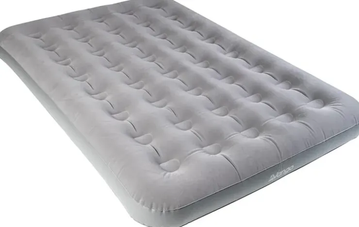 Family & Leisure Camp Beds And Sleeping Mats-Vango Double Flocked Airbed