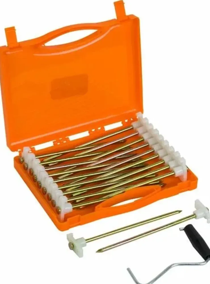 Tent Pegs-Vango Groundbreaker Glow Peg Set