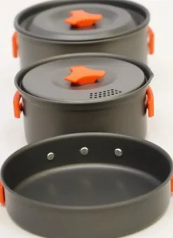 Pots, Pans & Kettles-Vango Hard Anodised 2 Person Cook Kit