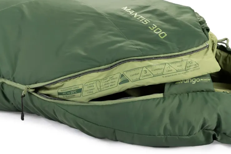 Family & Leisure Sleeping Bags-Vango Mantis 300 Sleeping Bag