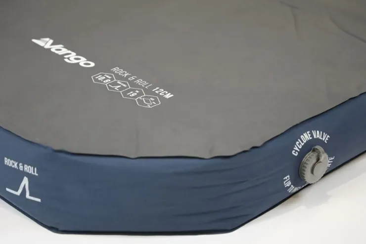 Family & Leisure Camp Beds And Sleeping Mats-Vango Rock n Roll 12cm Self Inflating Mat