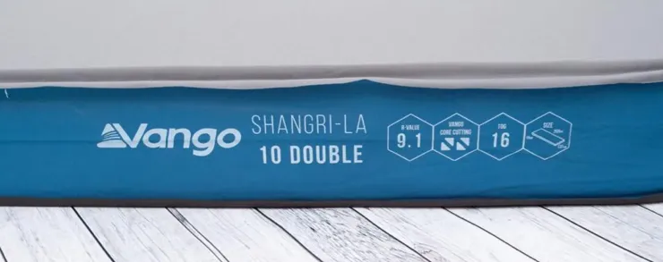Family & Leisure Camp Beds And Sleeping Mats-Vango Shangri-La II 10 Double Self Inflating Mat