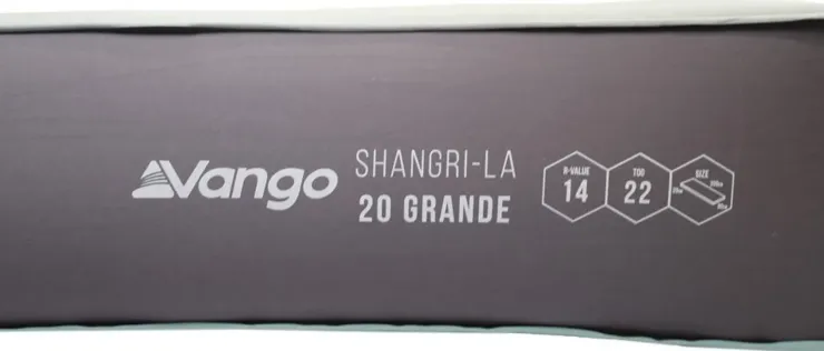 Family & Leisure Camp Beds And Sleeping Mats-Vango Shangri-La II 20 Grande Self Inflating Mat