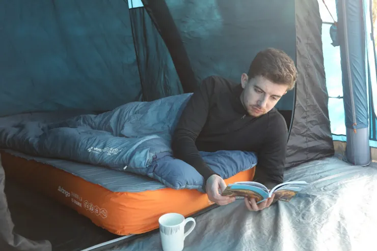 Family & Leisure Camp Beds And Sleeping Mats-Vango Shangri-La II 15 Grande Self Inflating Mat