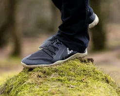 Running Shoes-Vivobarefoot Mens Primus Trail Knit FG Shoes - Obsidian-Sandstone