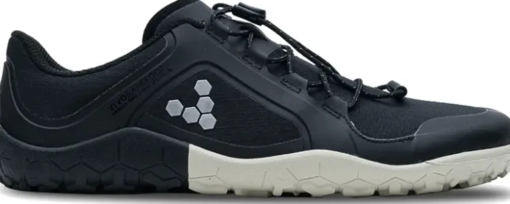 Hiking Shoes & Boots|Walking Shoes-Vivobarefoot Mens Primus Trail III All Weather FG Shoes - Obsidian