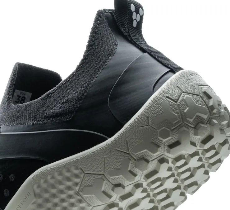 Running Shoes-Vivobarefoot Womens Primus Trail Knit FG Shoes - Obsidian-Sandstone