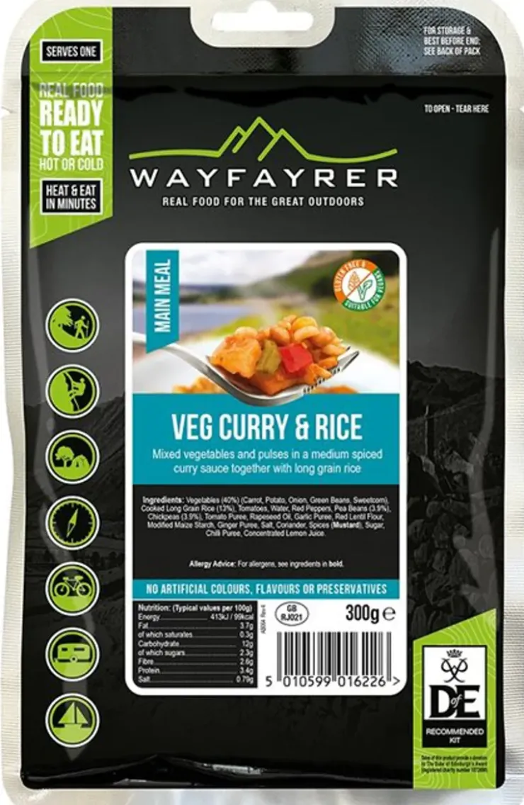 Lunch/ Dinner-Wayfayrer Vegetable Curry and Rice