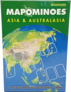 Games|Travel Accessories-Wildcard Games Mapominoes - The Ultimate Geography Game - Asia