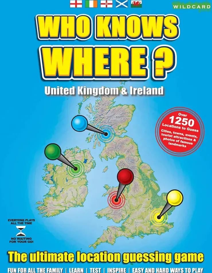 Travel Accessories|Games-Wildcard Games Who Knows Where - UK and Ireland Game