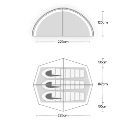 Backpacking & Lightweight Tents-Wild Country Helm Compact 3 Tent