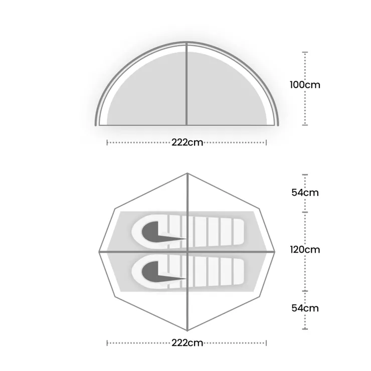 Backpacking & Lightweight Tents-Wild Country Helm Elite 2 Tent