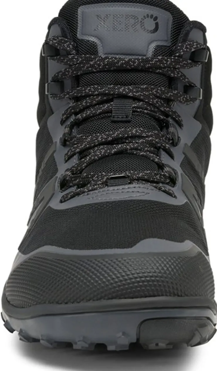 Hiking Shoes & Boots|Mid Height Boots-Xero Shoes Mens Scrambler Mid II WP Boot - Black-Asphalt