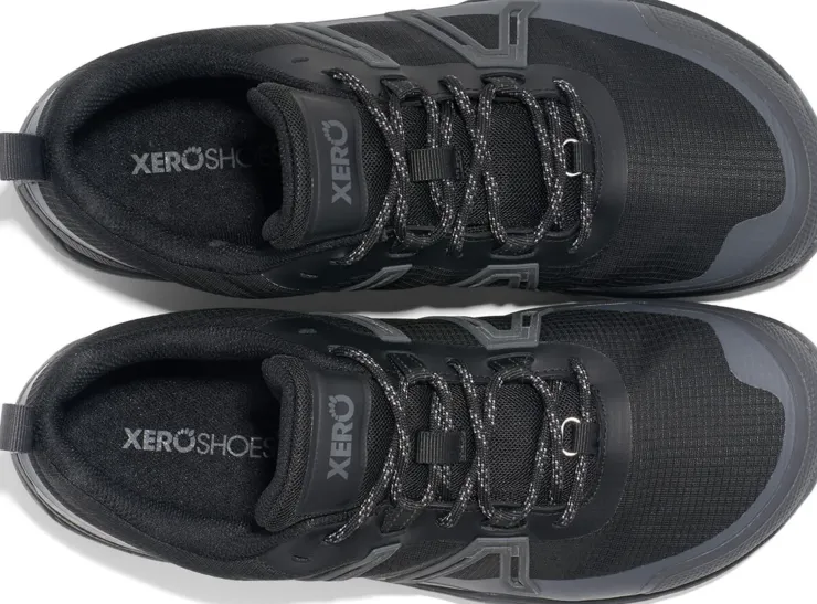 Hiking Shoes & Boots|Walking Shoes-Xero Shoes Mens Scrambler Trail Low WP Shoe - Black-Asphalt