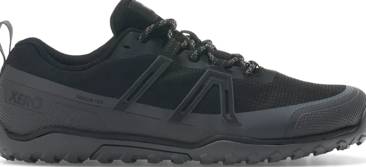 Hiking Shoes & Boots|Walking Shoes-Xero Shoes Mens Scrambler Trail Low WP Shoe - Black-Asphalt