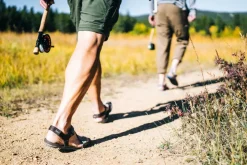 Hiking Shoes & Boots|Sandals-Xero Shoes Mens Z-Trail EV Sandals - Steel Gray-Asphalt