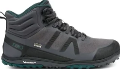 Hiking Shoes & Boots|Mid Height Boots-Xero Shoes Womens Scrambler Mid II WP Boot - Asphalt-Sea Moss