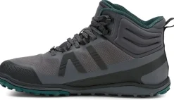 Hiking Shoes & Boots|Mid Height Boots-Xero Shoes Womens Scrambler Mid II WP Boot - Asphalt-Sea Moss