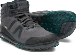 Hiking Shoes & Boots|Mid Height Boots-Xero Shoes Womens Scrambler Mid II WP Boot - Asphalt-Sea Moss