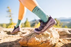 Hiking Shoes & Boots|Walking Shoes-Xero Shoes Womens Scrambler Trail Low WP Shoe - Black-Asphalt