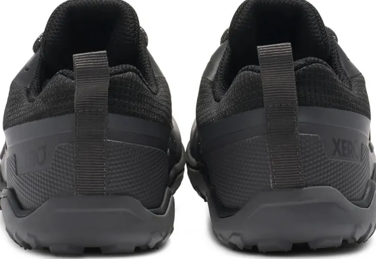 Hiking Shoes & Boots|Walking Shoes-Xero Shoes Womens Scrambler Trail Low WP Shoe - Black-Asphalt