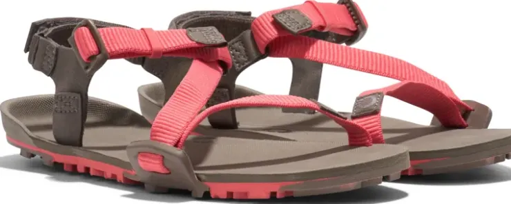Hiking Shoes & Boots|Sandals-Xero Shoes Womens Z-Trail EV Sandals - Sunset Coral-Morel