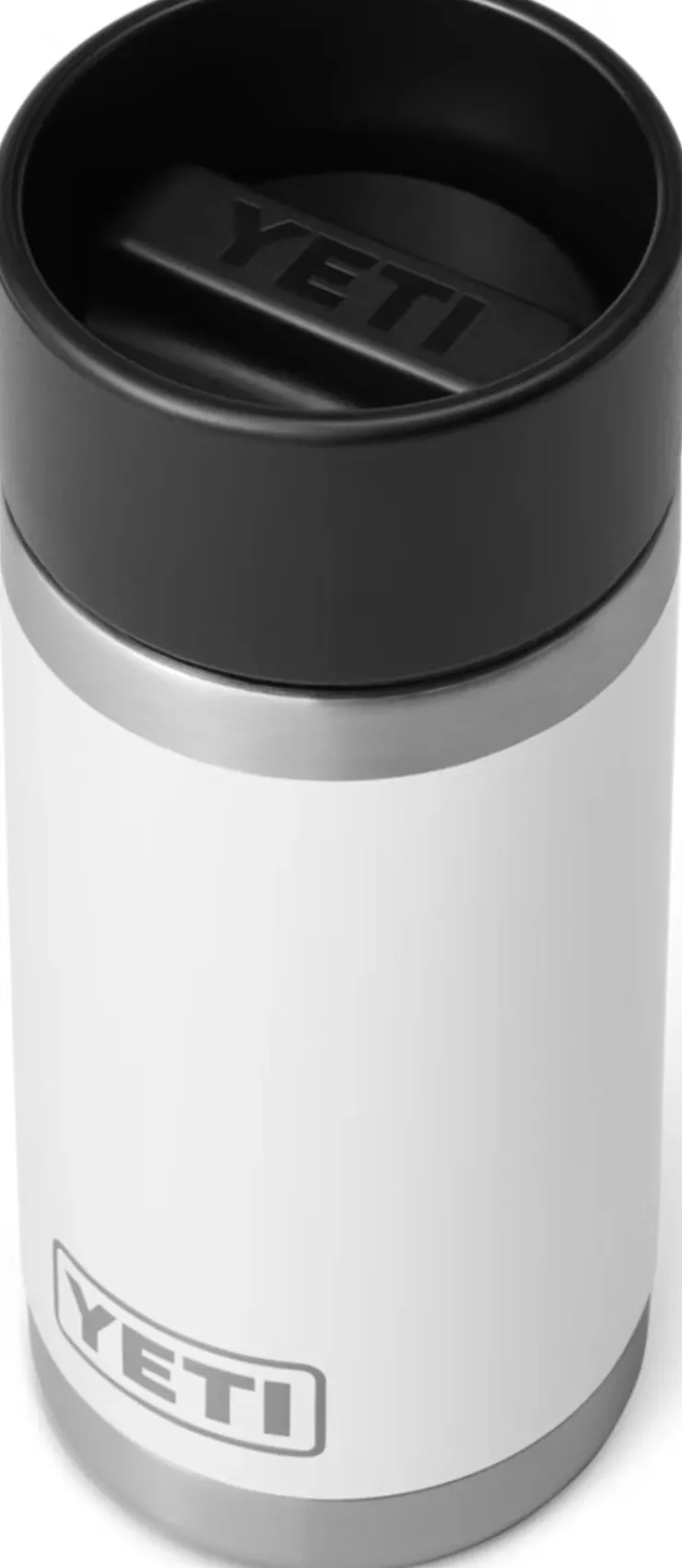 Coffee Mugs & Flasks-Yeti Rambler 12oz HotShot Bottle - White