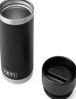 Coffee Mugs & Flasks-Yeti Rambler 18oz HotShot Bottle - Black