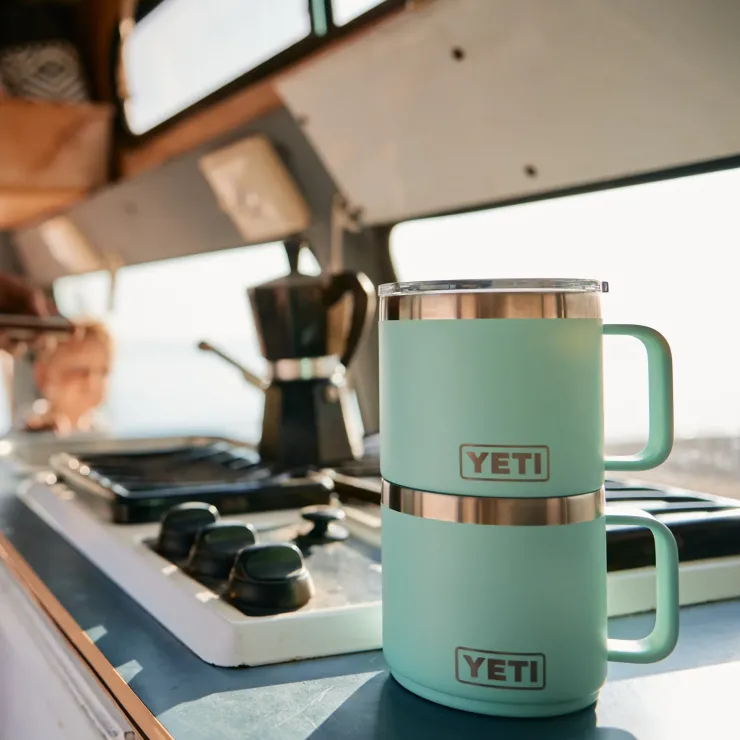 Coffee Mugs & Flasks-Yeti Rambler 10oz Mug - Seafoam