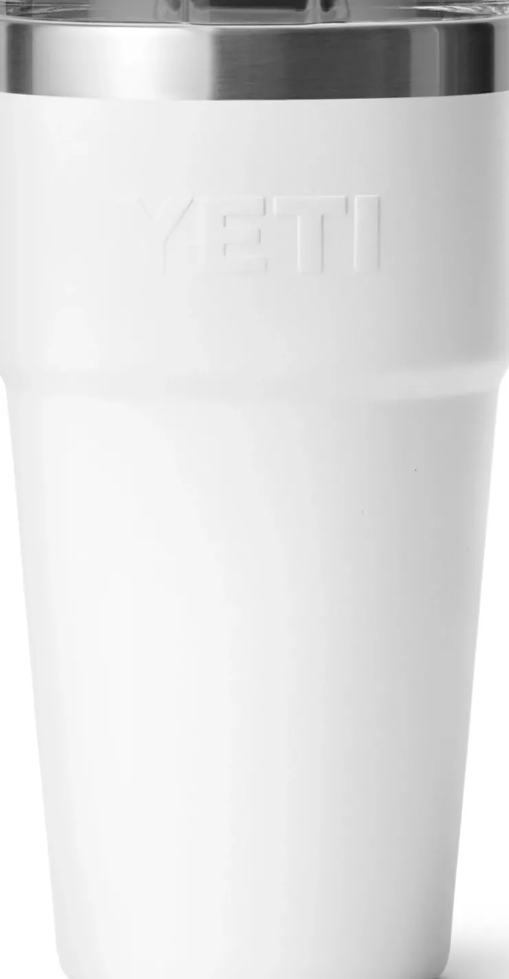 Coffee Mugs & Flasks-Yeti Rambler 20oz Stackable Cup - White