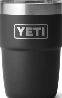 Coffee Mugs & Flasks-Yeti Rambler 8oz Stackable Cup - Black