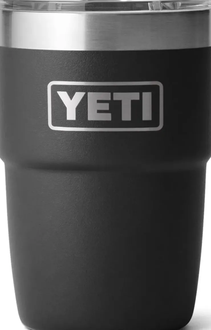 Coffee Mugs & Flasks-Yeti Rambler 8oz Stackable Cup - Black