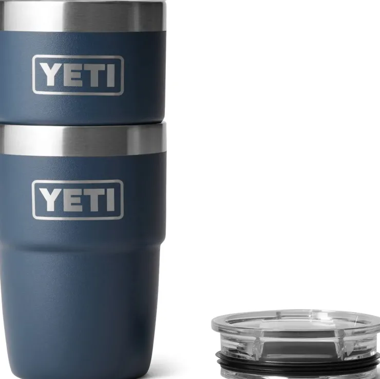 Coffee Mugs & Flasks-Yeti Rambler 8oz Stackable Cup - Navy