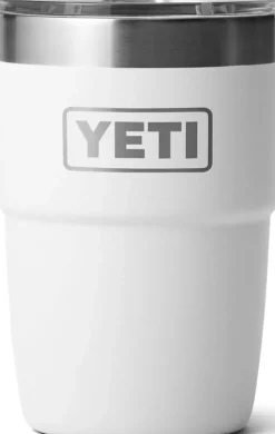 Coffee Mugs & Flasks-Yeti Rambler 8oz Stackable Cup - White