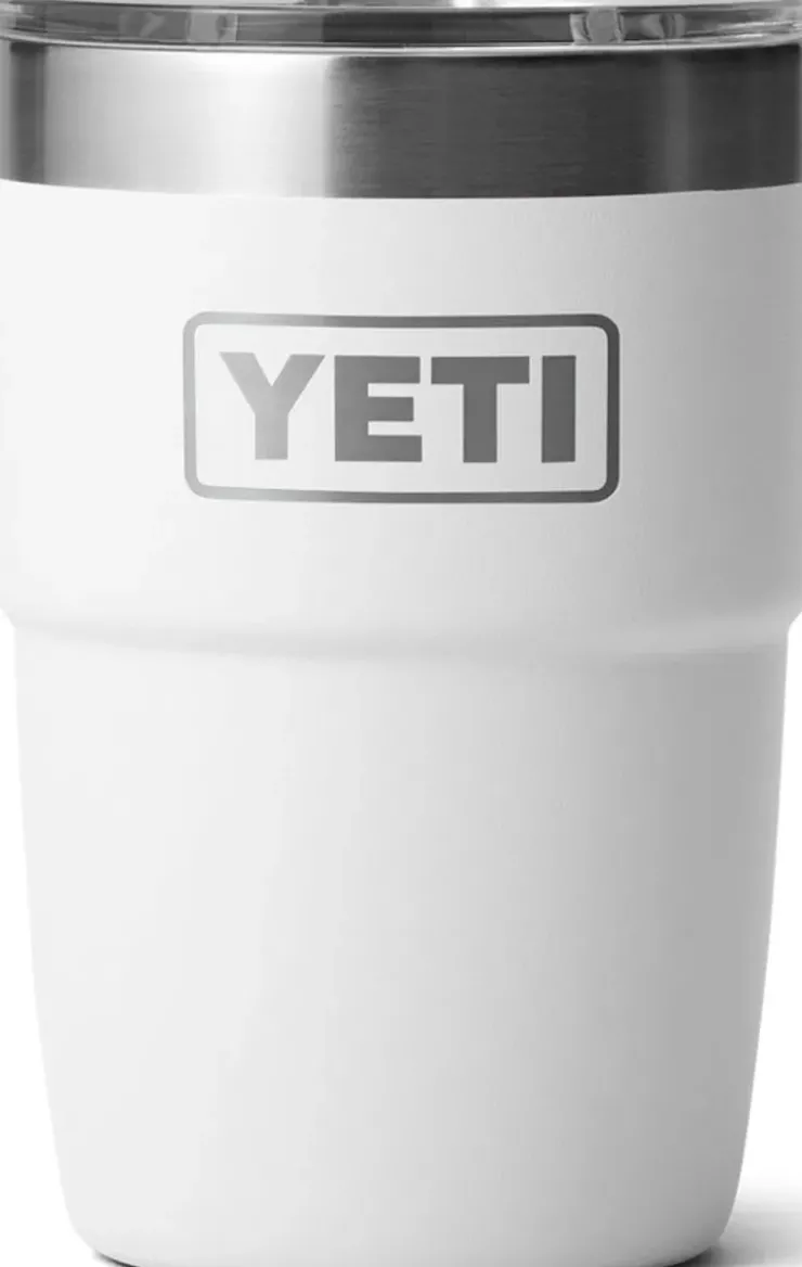 Coffee Mugs & Flasks-Yeti Rambler 8oz Stackable Cup - White